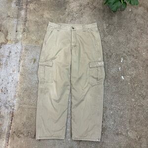 Vintage Wrangler Fleece Lined Cargo Pants Size 36